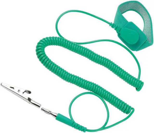 3m ESD Bracelet Extendable Discharge Cables Adjustable Alligator Clip ...