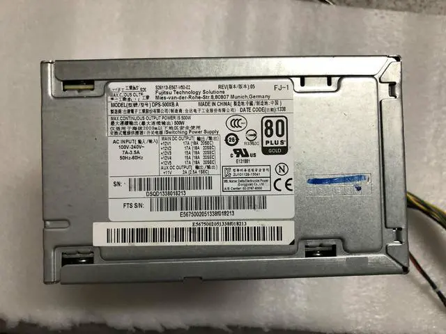 Main image of For Fujitsu W530 S26113-E567-V50-02 DPS-500XB A industrial equipment power supply