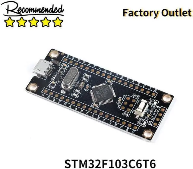 Main image of 2pcs STM32F103C6T6 System Development Board Module STM32 STM32F103 Microcontroller Core Board Learning Board