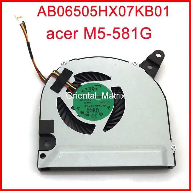 Main image of AB06505HX07KB01 Cooling Fan For acer M5-581G CPU Cooling Fan