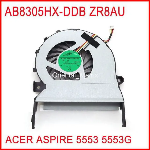 Main image of AB8305HX-DDB ZR8AU DC5V 0.5A For ACER ASPIRE 5553 5553G CPU Cooler Cooling Fan