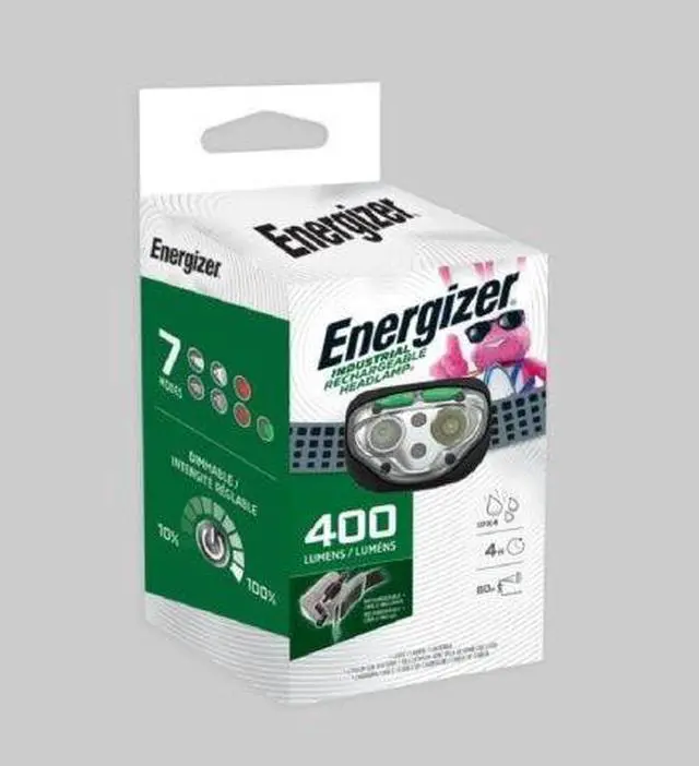 Alt view image 2 of 3 - ENERGIZER INDUSTRIAL RECHARGEABLE VISION ULTRA HEADLAMP 400 LUMENS