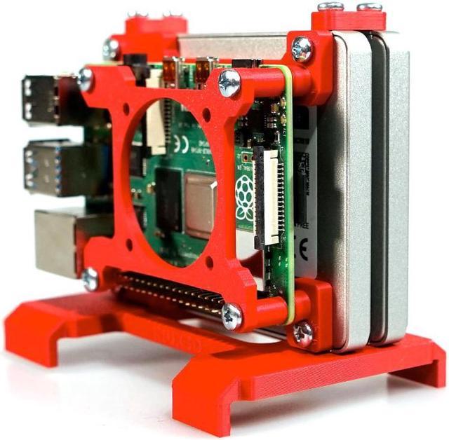 Vertical Dual SSD NAS Bracket for Raspberry Pi