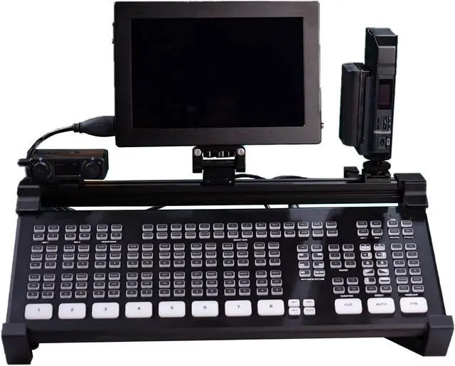 Main image of PepperTech Digital INUX3D PK1 Pro Streamer AX Stand Bundle for ATEM Mini Extreme (Black)