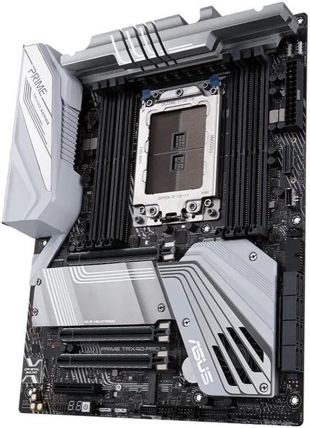 Alt view image 3 of 5 - ASUS PRIME TRX40-PRO S sTRX4 AMD TRX40 SATA 6Gb/s ATX AMD Motherboard
