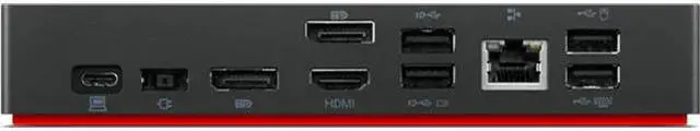 Alt view image 4 of 6 - Lenovo ThinkPad Universal USB-C Dock - 40AY0090