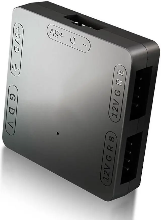 Alt view image 2 of 5 - RGB Convertor - Convert 3-pin (+5V) ARGB Fans to 4-pin (+12V) RGB Capable Motherboard