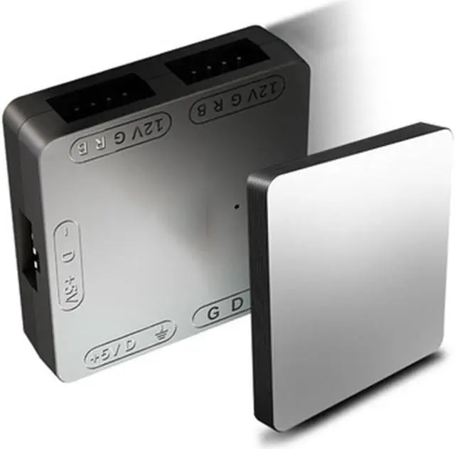 Alt view image 4 of 5 - RGB Convertor - Convert 3-pin (+5V) ARGB Fans to 4-pin (+12V) RGB Capable Motherboard