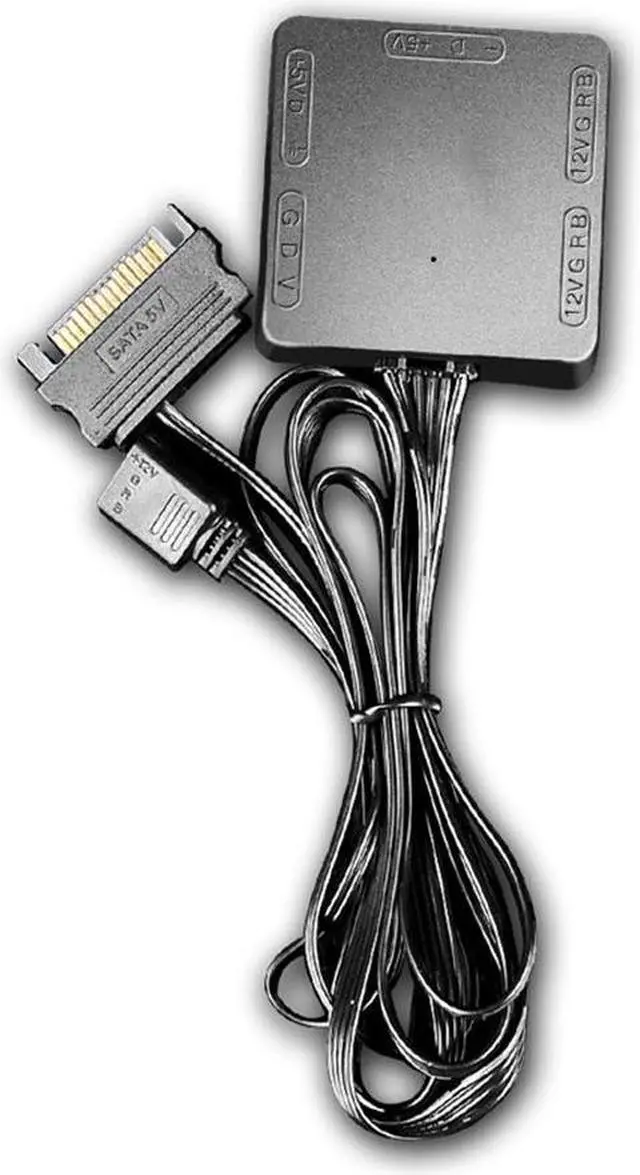 Alt view image 5 of 5 - RGB Convertor - Convert 3-pin (+5V) ARGB Fans to 4-pin (+12V) RGB Capable Motherboard