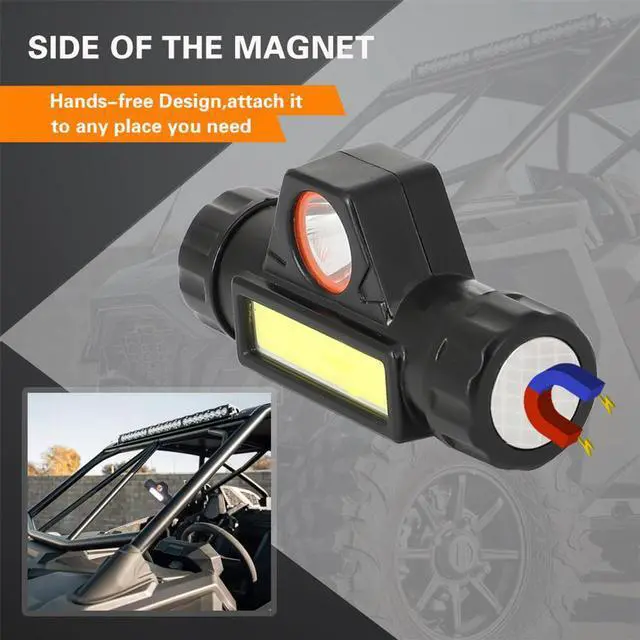 Alt view image 2 of 7 - Yassdwbn Universal Roll Bar Led Light Lamp For Utv Atv  Polaris Ranger Rzr 570 800 900 Xp 1000 Can-Am X3 Trail Yamaha