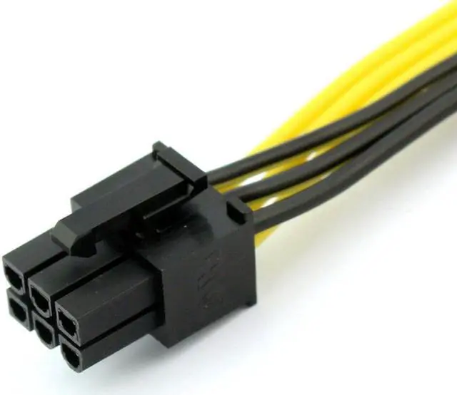 Alt view image 4 of 7 - Paiying 10pcs PCIE PCI Express 6 to 6 Pin Male Graphics Video Card Power Cable Connector