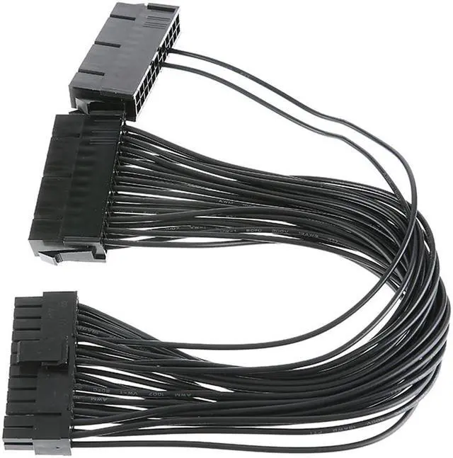 Alt view image 7 of 7 - Acaigel 30CM 24pin Power Cable Adapter Connector Cord For PC Computer ATX Motherboard