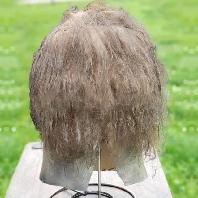 Alt view image 4 of 5 - Adult Latex Full Head Mask with for Michael Myers