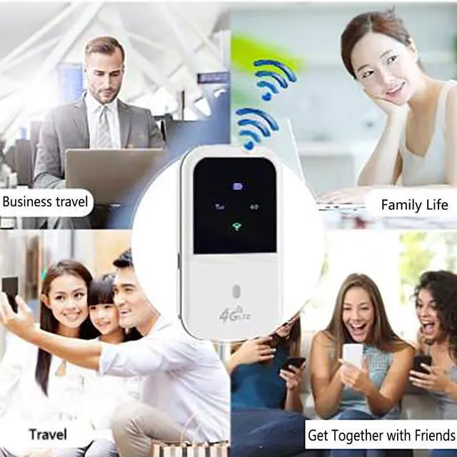 Alt view image 4 of 7 - Wireless Unlocked 4G LTE Mobile Broadband Wifi Routers Portable Modem Hotspot