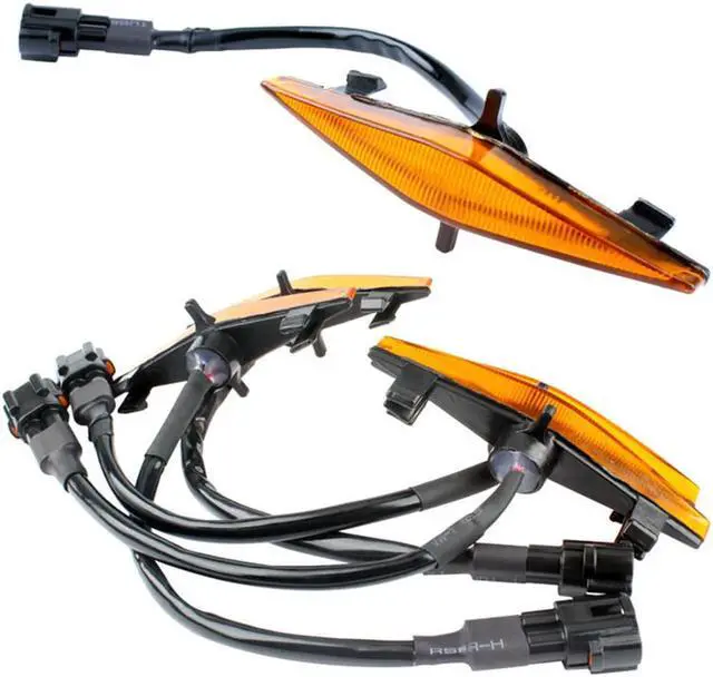 Alt view image 3 of 7 - Paiying 4 Pcs Amber Grille LED Lights For Toyota 4Runner 2014-2021