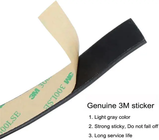 Alt view image 3 of 7 - 3m Car Sunroof Window Seal Strip Rubber Weather Stripping 40mm*3mm 1PC