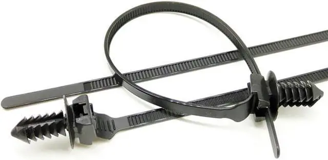 Alt view image 3 of 7 - Acaigel 50 Car Mount Tie Wrap Release Nylon Bundled Cable Fastener Self-lock Plastic Zip