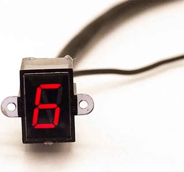Alt view image 6 of 7 - FYUU 6 Speed N-6 Digital Gear Indicator Motorcycle Display Shift Lever LED