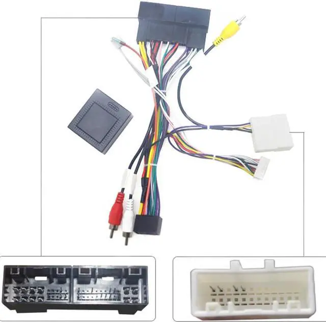 Alt view image 5 of 6 - Yingshan Car Stereo Radio 16 PIN Android Wiring Harness Kit w/Canbus Box For Hyundai KIA