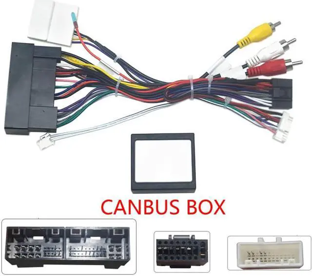 Alt view image 6 of 6 - Yingshan Car Stereo Radio 16 PIN Android Wiring Harness Kit w/Canbus Box For Hyundai KIA