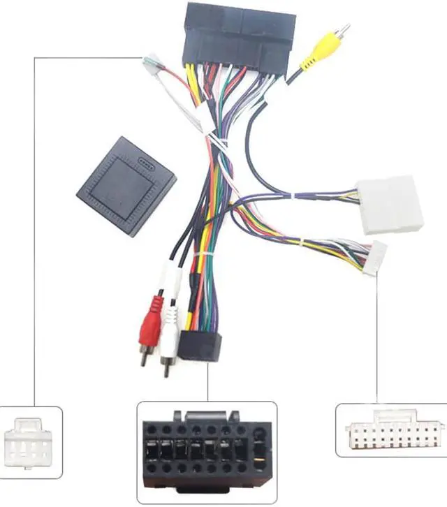 Alt view image 3 of 6 - Yingshan Car Stereo Radio 16 PIN Android Wiring Harness Kit w/Canbus Box For Hyundai KIA