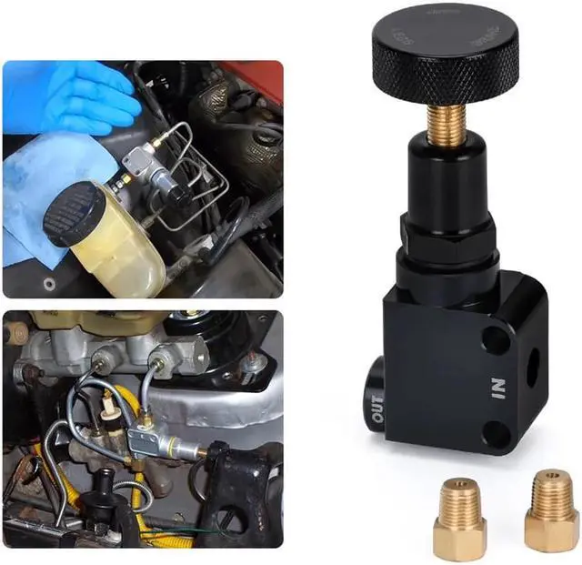 Alt view image 2 of 5 - FYUU Brake Proportioning Valve Adjustable Pressure Regulator Screw Knob Type 260-8419