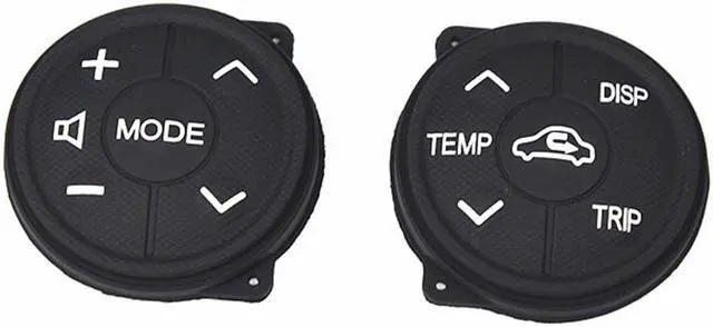 Alt view image 3 of 6 - Furulu 1 Pair Steering Wheel Control Button Cushions For Toyota Prius/Prius C 2011-2014