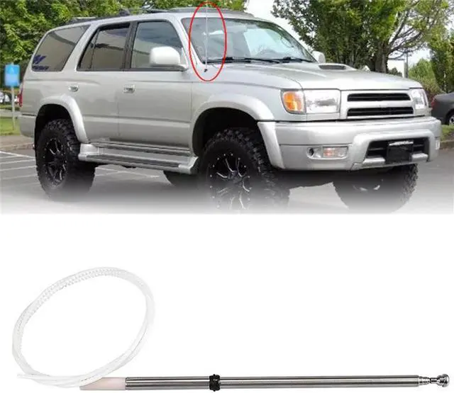 Alt view image 2 of 5 - Yassdwbn 1 Set Power Antenna Replacement Mast 86337-35111 For Toyota 4Runner 1996 - 2002