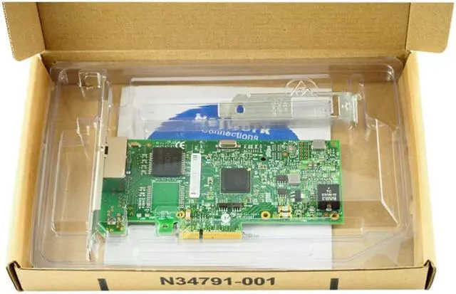 Alt view image 5 of 6 - Network Interface Card Adapter For I350-T2V2 PCI-Ex4 Dual Port Gigabit Ethernet Lan 10/100/1000Mbps