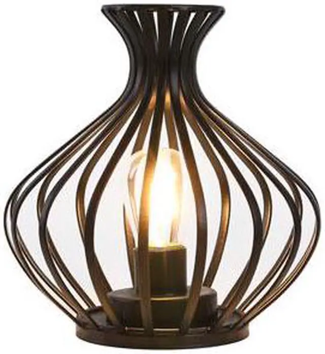 Alt view image 6 of 6 - JHY DESIGN Table Lamp LED Wireless Lamp Nightlight 7.5inch Height Modern Nordic Style Battery-Powered Lamp Decorative Bedside Lamp for Home Bedroom Indoor Outdoor Table Garden Party Weddings(Black)