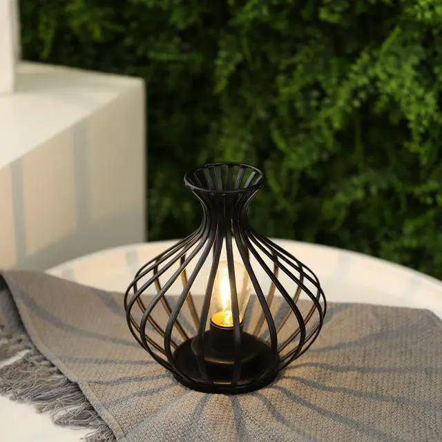 Alt view image 5 of 6 - JHY DESIGN Table Lamp LED Wireless Lamp Nightlight 7.5inch Height Modern Nordic Style Battery-Powered Lamp Decorative Bedside Lamp for Home Bedroom Indoor Outdoor Table Garden Party Weddings(Black)