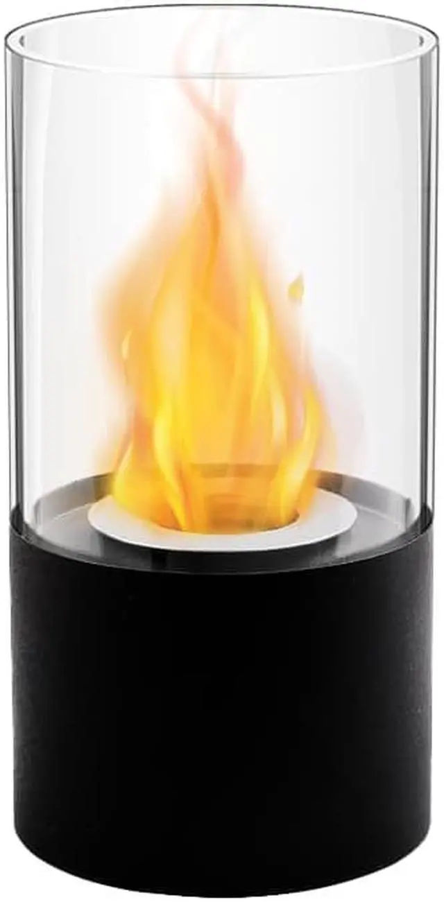 Alt view image 2 of 7 - Tabletop Fire Bowl Pot|Indoor/Outdoor Portable Tabletop FireplaceClean-Burning Bio Ethanol Ventless Fireplace