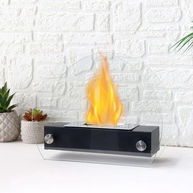 Alt view image 3 of 7 - Tabletop Fire Pit Portable Indoor & Outdoor Table Top Fire Pit 11"H