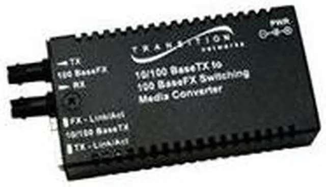 Alt view image 10 of 10 - Transition Networks Mini M/E-PSW-FX-02(SC) Media Converter
