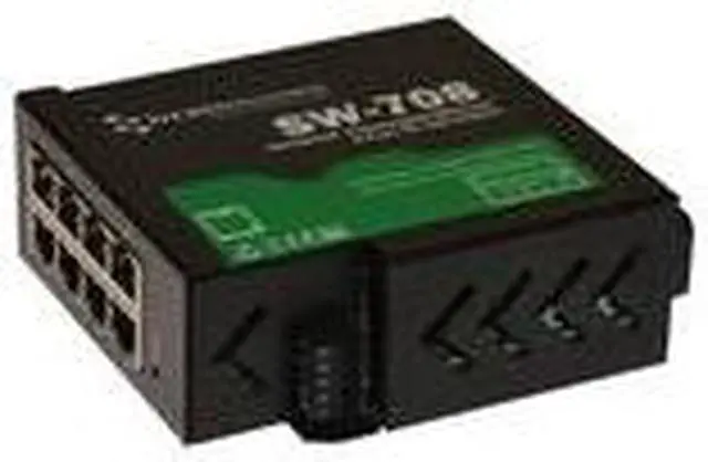 Alt view image 19 of 20 - Brainboxes Hardened Industrial Ethernet 8 Port Switch Din Rail Mountable