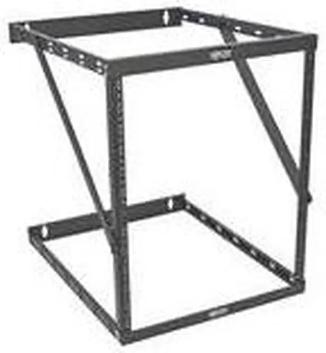 Alt view image 12 of 14 - Tripp Lite  SRWO8U22DP Expandable Low-Profile UPS-Depth Wall-Mount 2-Post Open-Frame Rack