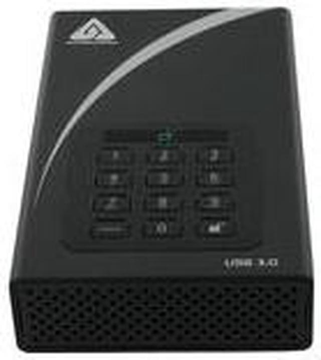 Alt view image 8 of 11 - APRICORN Aegis Padlock DT 4TB USB 3.0 External Hard Drive ADT-3PL256-4000 Black