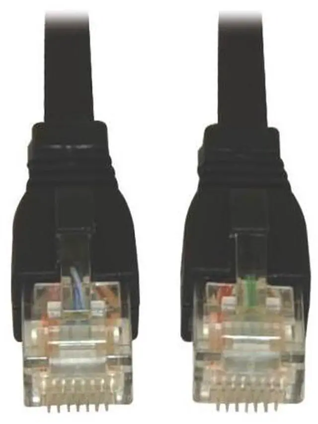Alt view image 7 of 15 - TRIPP LITE N261-003-BK 3 ft. Cat 6A Black Augmented Cat6 (Cat6a) Snagless 10G Certified Patch Cable, (RJ45 M/M) - Black
