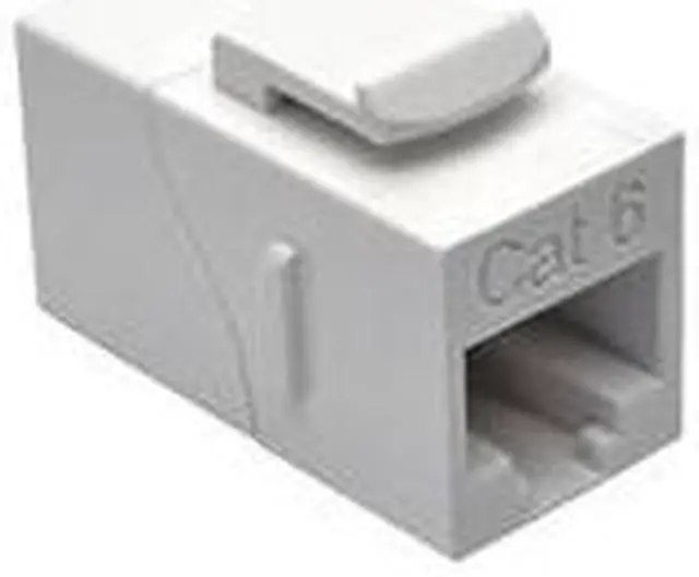 Alt view image 9 of 12 - TRIPP LITE N235-001-WH Cat6 Straight-Through Modular In-Line Snap-In Coupler (RJ45 F/F)
