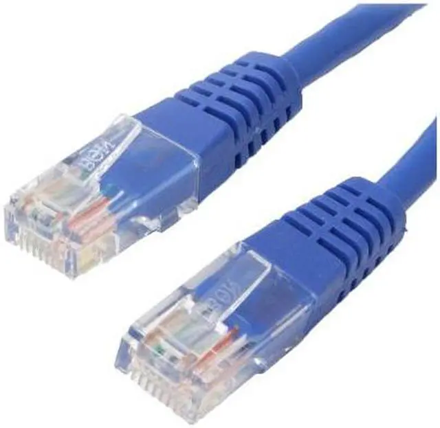 Alt view image 4 of 6 - 4XEM 4XC6PATCH50BL 50 ft. Cat 6 Blue Cat6 Blue Molded RJ45 UTP Patch Cable