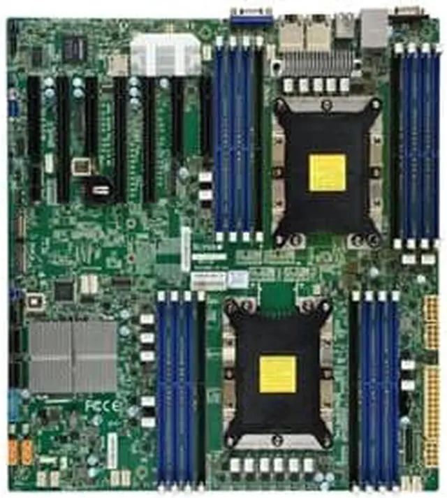Alt view image 2 of 3 - Supermicro Motherboard MBD-X11DPH-I-B Xeon LGA 3647 C621 Max.1TB DDR4 205W PCI Express SATA Extended ATX Brown Box