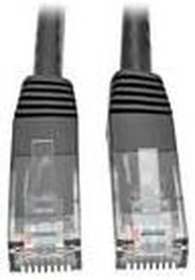 Alt view image 9 of 12 - Tripp Lite Cat6 Gigabit Molded Patch Cable, 50 ft. RJ45 (M/M), 550MHz 24 AWG Black 50' (N200-050-BK)
