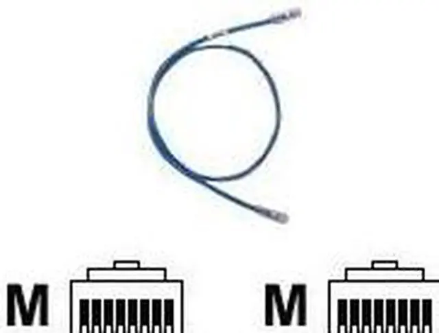 Alt view image 7 of 8 - Panduit UTPSP7BUY 7 ft. Cat 6 Blue Network Ethernet Cable