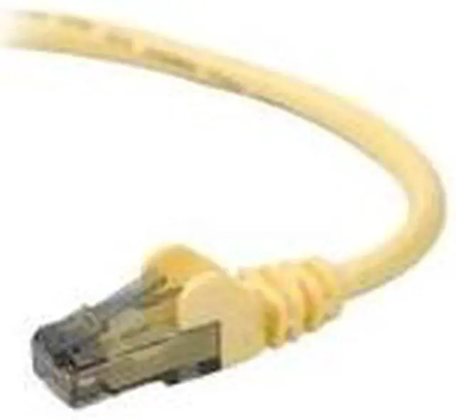 Alt view image 5 of 7 - Belkin A3L980-10-YLW-S 10 ft. Cat 6 Yellow Network Cable