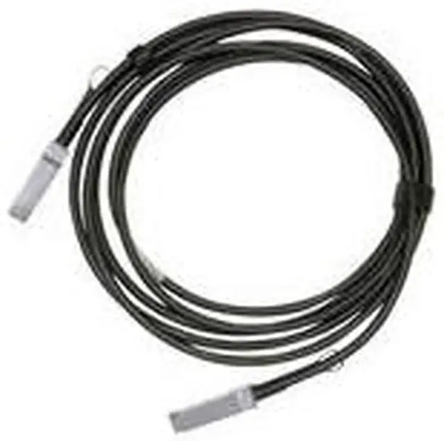 Alt view image 8 of 10 - Mellanox Passive Copper cable, IB EDR, up to 100Gb/s, QSFP28, 3m, Black, 26AWG