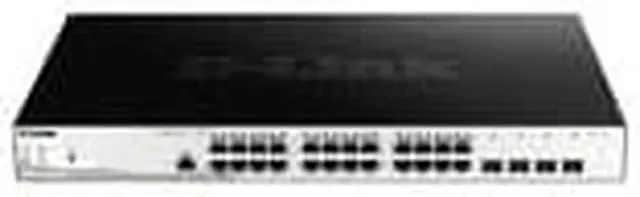 Alt view image 17 of 20 - D-Link 28-Port Layer 2 Smart Managed Gigabit Poe Switch