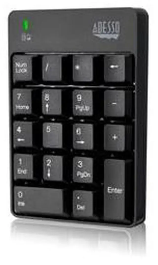 Alt view image 16 of 20 - Adesso WKB-6010UB - Wireless Spill Resistant 18-Key Numeric Keypad