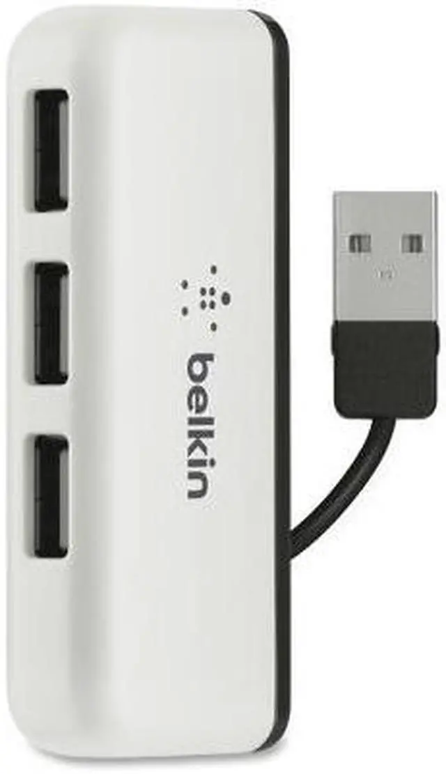 Alt view image 11 of 14 - Belkin 4-port Travel Hub