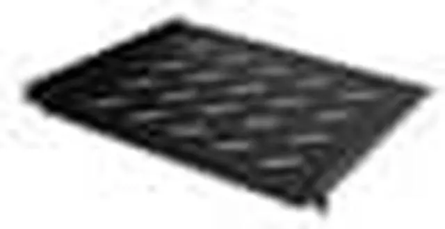 Alt view image 11 of 11 - CyberPower CRA50002 19" 1U Fixed Shelf Cantilever Carbon Rack Shelf