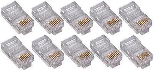 Alt view image 3 of 4 - 50PK CAT5E RJ45 MODULAR PLUG